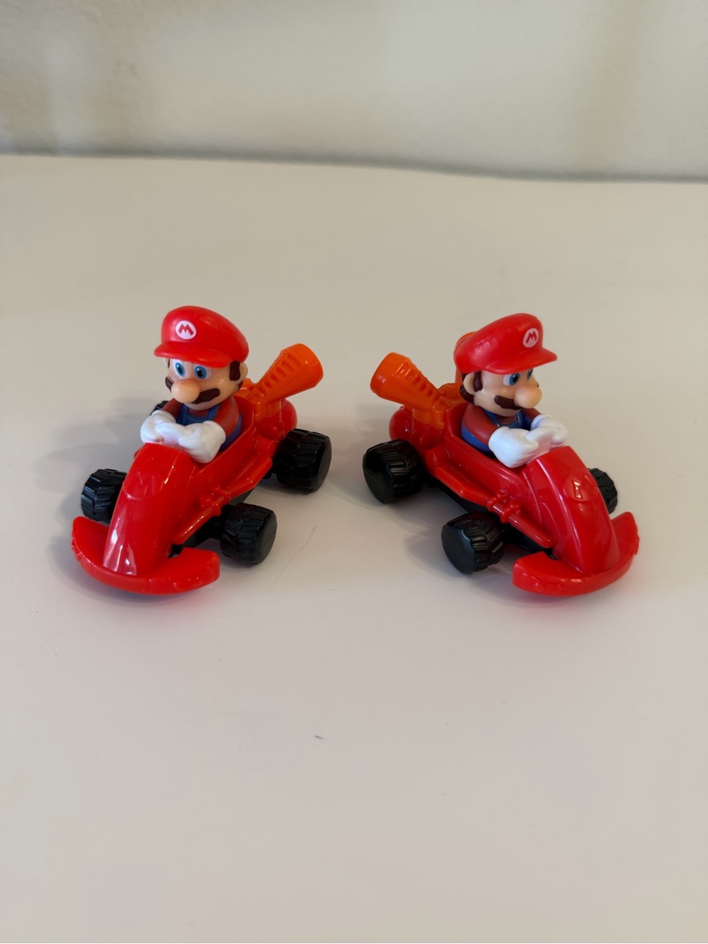 Mario kart cars. McDonald’s happy meal. 2022. 2 cars.